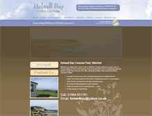 Tablet Screenshot of helwellbay.com